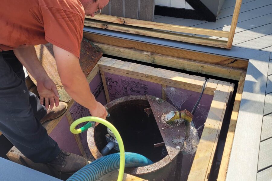 Home 8 Grease trap pumping services